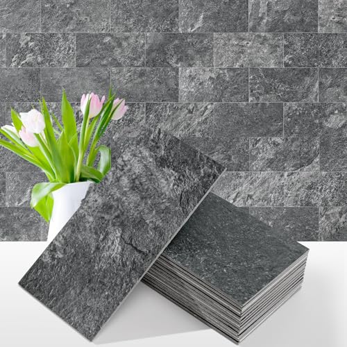 Vamos Tile Black Slate Subway