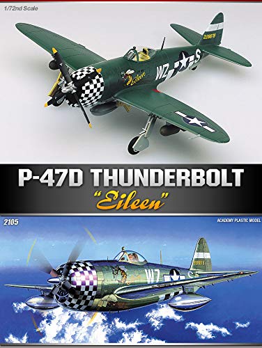 Academy Hobby Model Kits Scale Model : Airplane & Jet Kits (1/72 P-47D Eileen)