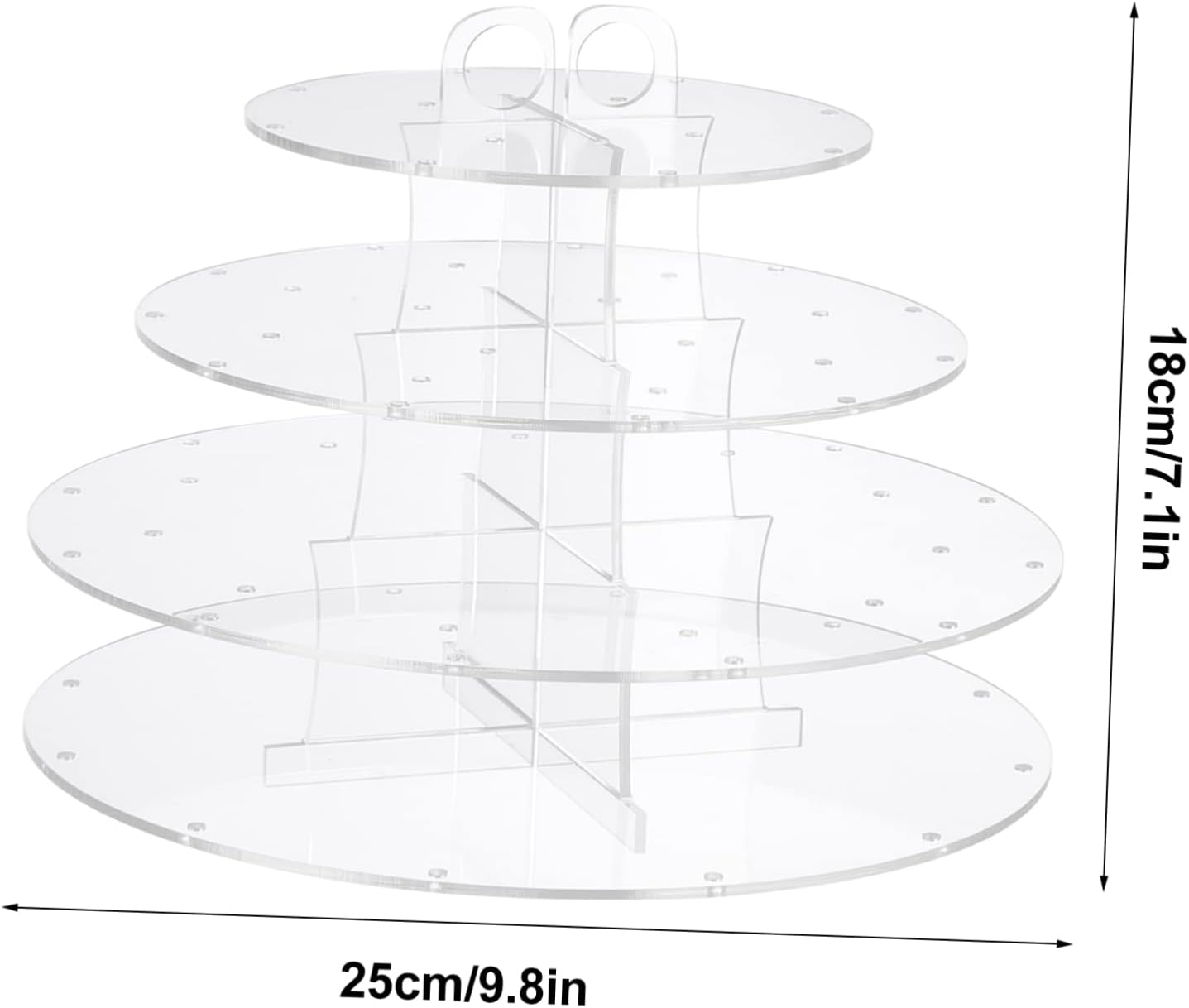 1pc -shaped Lollipop Holder Transparent Display Stand for Parties Events and Candy Presentation Portable Lollipop Stand for up to Sticks
