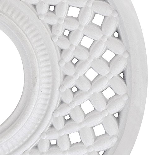 Image of Westinghouse Lighting 7771100 16-Inch White Finish Botino Ceiling Medallion