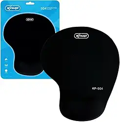 Mousepad Ergonômico Com Apoio De Pulso Em Gel 22x21cm Knup