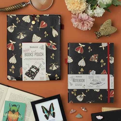 Image of IF Bookaroo Books & Stuff Pouch - Moths