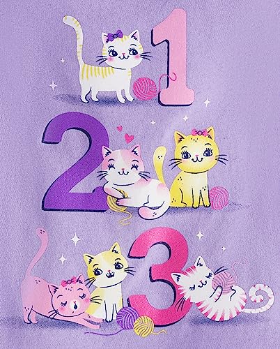 The Children'S Place 3041800 Baby-Girls And Toddler Girls Long Sleeve Graphic T-Shirt 4-Pack Abc/Color Wheel/Flower/123 18-24 Months thumb #3