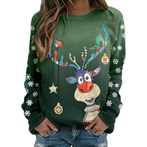 Christmas Pullover Damen Weihnachtspullover Damen Lustige Weihnachten...