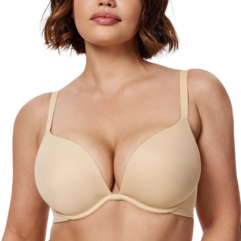 Wingslove Sujetador Super Push Up para Mujer con Aros Maximizador Extremadamente Acolchado para Senos pequeños