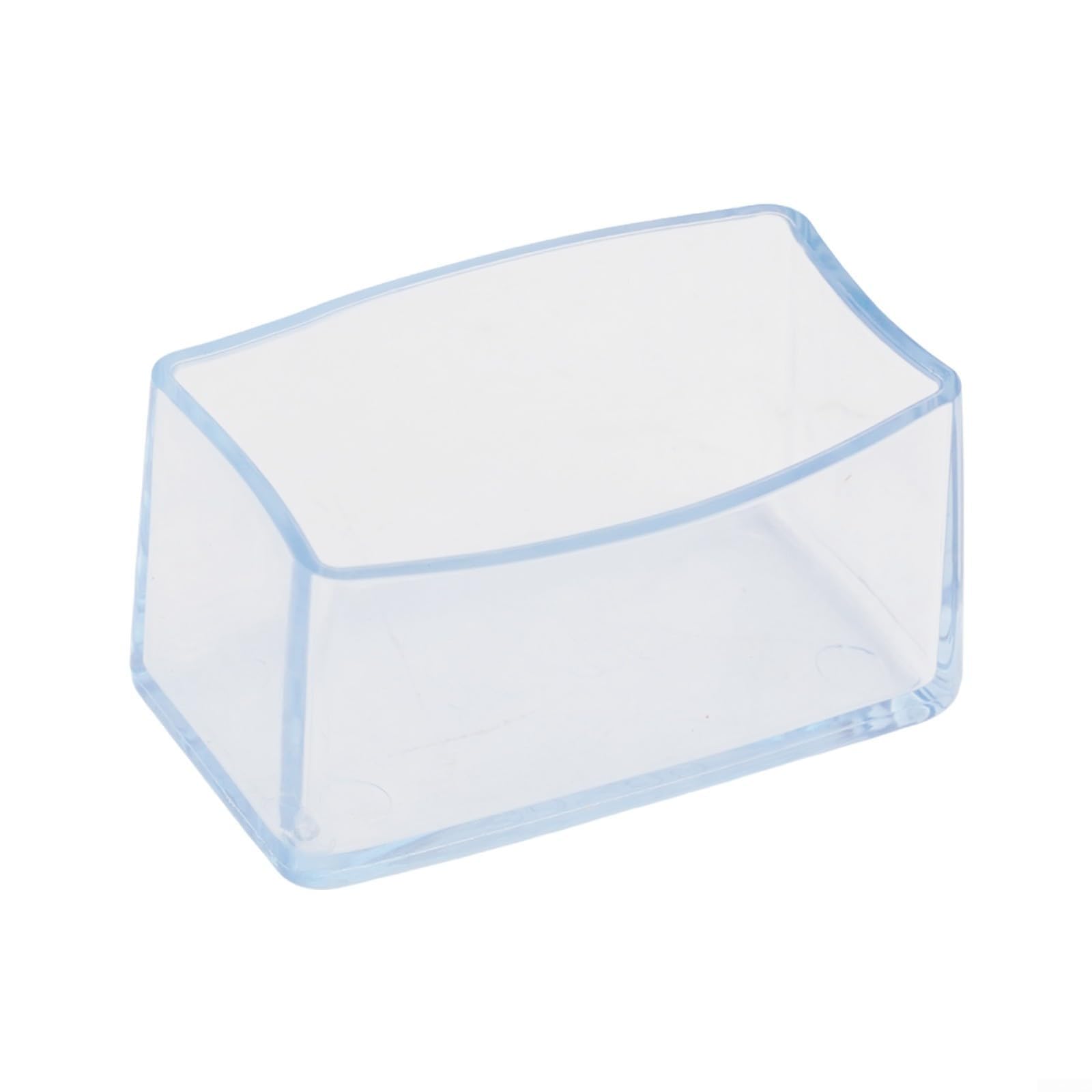 Coprigambe rettangolari in PVC, confezione da 12, per piedini di mobili, tavoli e sedie, protezioni per pavimenti con materiale e riduzione del rumore (30 x 60 mm)