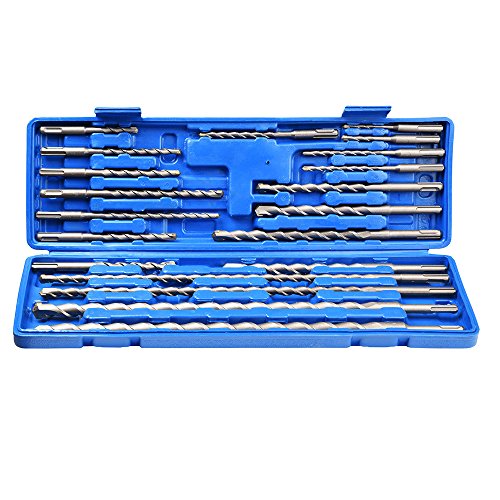Yescom 20Pcs Sds Plus Rotary Hammer Drill Bits Carbide Tip Concrete Masonry Hole Tool Set #TOP4