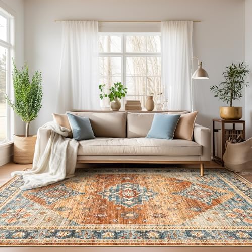 Tapetes de área 13 x 18 cm, tapetes antiderrapantes de pilha baix...