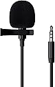 ピンマイク 有線 コンデンサーマイク 全指向性 スマホマイク 3.5mmプラグ ４極 iPad/Android/カメラなど機器対応 収納袋付属 1.5M