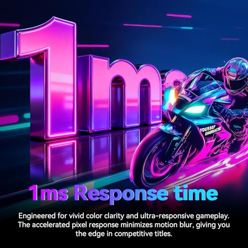 Image of 24 inch QHD 180Hz IPS Gaming Monitor,1ms FreeSync,100%sRGB,95%DCI-P3,DP1.4,VESA | 1440P 2K HDMI 2.0 Stereo Speakers Eye Saver Mode Competitive-grade refresh for play for Xbox PS5 Switch gaming office