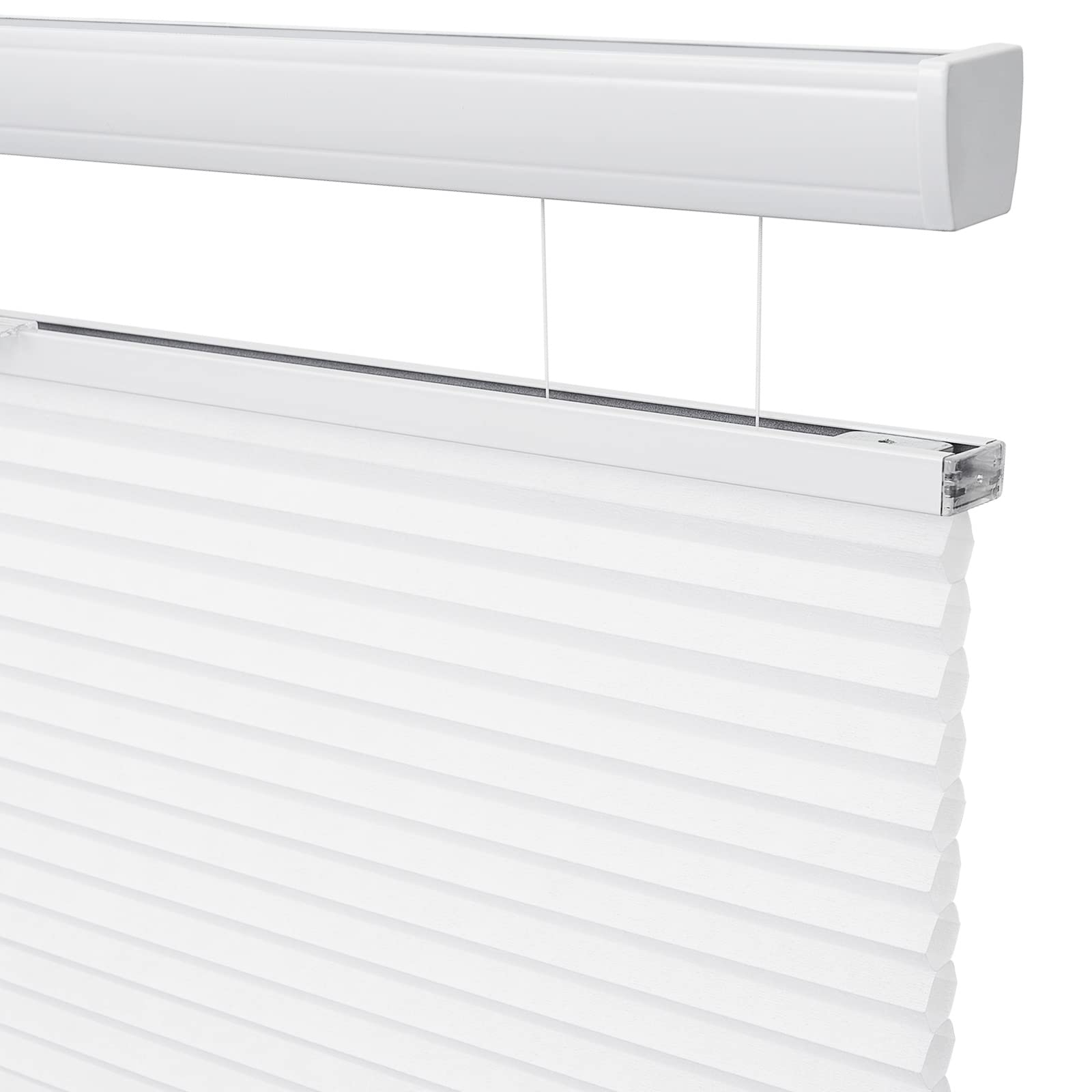 Moonice Window Shades Top Down Bottom Up Cellular Shades Blinds, Cordless Light Filtering up Down Bottom up Blinds for Windows Honeycomb Window Blinds for Home Kitchen Bedroom Office, Easy to Install