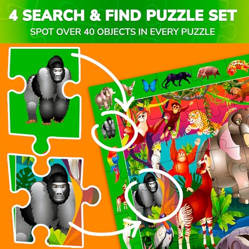 Puzzles Animales para Niños 3 a 10 Años miniatura 3