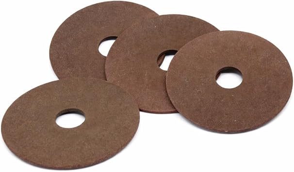 Chainsaw Sharpener Grinding Wheel Replacement Wheel Set, 4-1/4" x 3/16" Grinding Wheel, 7/8" Arbor, Lot of 4
