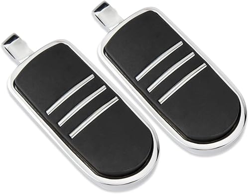 KICRY Estriberas para motocicleta y autopista para pasajeros, pedal de reposapiés de montaje macho compatible con Harley Davidson Touring Street