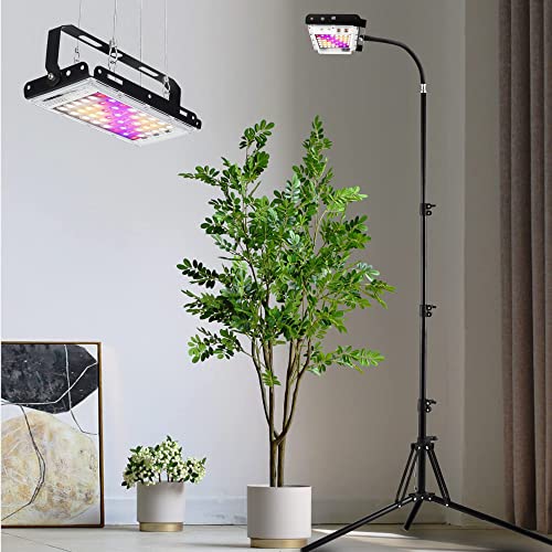 Otdair Grow Light With Stand, Full Spectrum Plant Light For Indoor Plants, Grow Lamp With 35-60 Inches Adjustable Longer Tripod Feet Stand, Led Standing Floor Grow Lamp For Tall Plants #TOP1