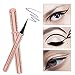 4D Silk Fiber Eyelash Mascara Precision Liquid Eyeliner Set Black Ultra-fine Tip Waterproof Long Lasting (black pink)
