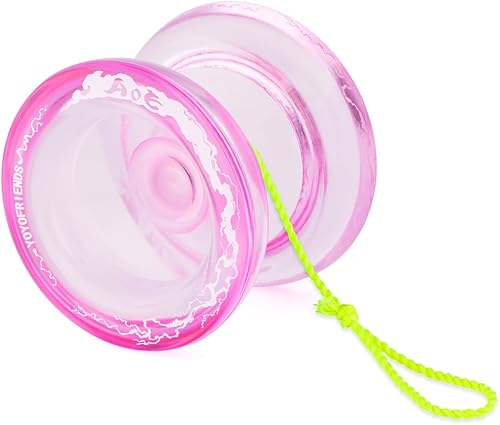 Miniatura 4 de 7YO Responsive Yoyo AOE, Yoyo profesional de plástico para niños principiantes, Yoyo de cristal de doble función con rodamiento que no responde +