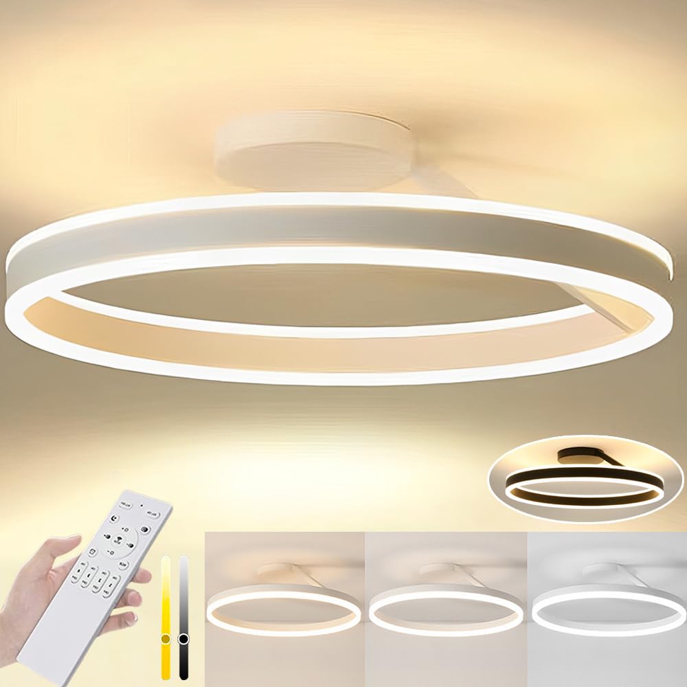 Amazon.co.jp : aierbo 北欧風 LED シーリングライト おしゃれ 6畳 8畳