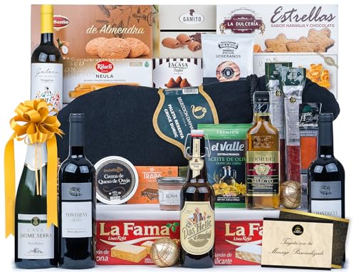 Cesta de Navidad con Jamón · Lote de Paleta Selección Gourmet · Regalo Personal o de Empresa ·...
