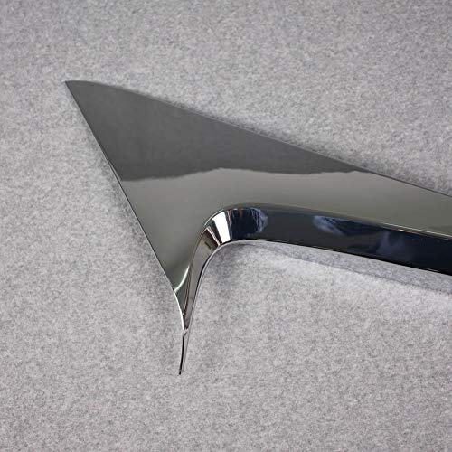 Rqing For Toyota Rav4 2019 2020 2021 2022 2023 Rear Spoiler Wing Side Beveled Window Cover Trims (Chrome) #TOP3