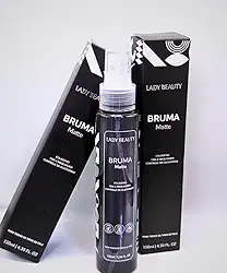 Spray Fixador Matte com Colágeno, Fixador de Maquiagem, Controle de Oleosidade, 130ml