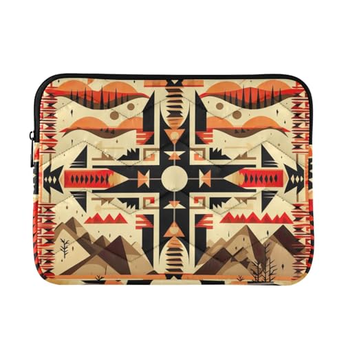Funda para portátil de 13-14 pulgadas impermeable con patrón abstracto