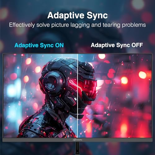 Image of ArcticPro 24 inch Monitor 120Hz, FHD 1080p, Computer Monitor, IPS, 99% sRGB, Adaptive Sync, 1ms Response Time, 3-Sided Frameless, Ultra Slim, VESA Mountable, Anti-Blue Light Design, HDMI & VGA Ports