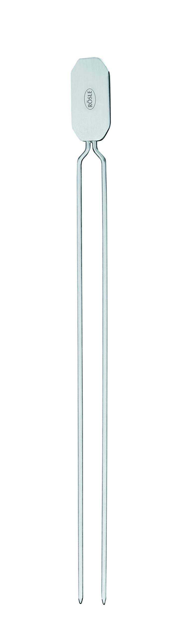 RÖSLE Supporto con spiedini, accessorio per la preparazione di arrosticini e spiedini di carne e verdure, 6 pezzi, acciaio inox 18/10, adatto al lavaggio in lavastoviglie