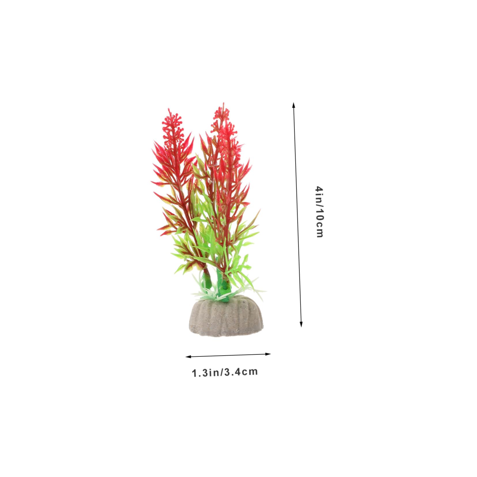 Amosfun 5 Set Piante D'acquario in Plastica Piante Artificiali Aquarium Terrario Piante Aqua Acquatico Pianta Piante D'acquario Finte Decorazione Dell'acquario 10 Pezzi*5