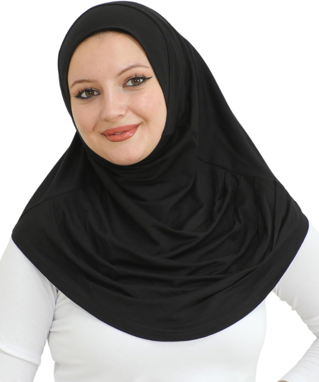 Prien Plain Ready To Wear Hijab for Women, Muslim Instant Turbans, Soft Jersey Scarf, Islamic Clothes, Long Hijabs, Abaya - Image 3