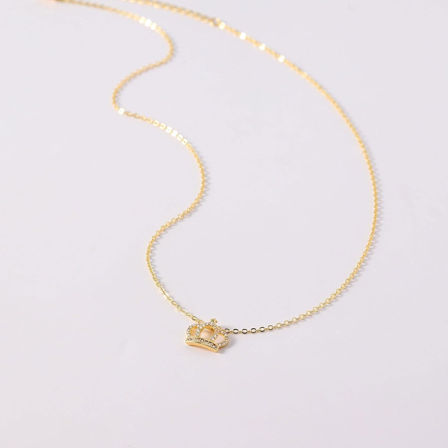 14K Gold Plated Dainty Pendant Butterfly Bead Boot Bee Baseball Flower Compass Airplane Heart Hummingbird Tree Necklace Simple Jewelry Gift for Women - Image 5