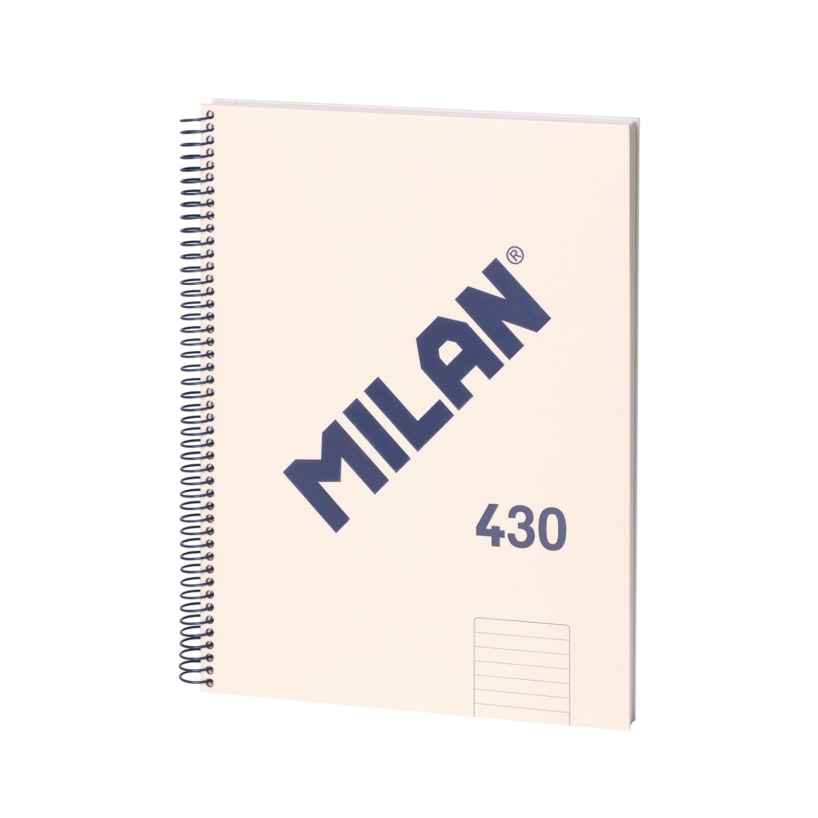 MILAN® A5 Hardcover Notebook - Lined Paper (7mm) - 80 Sheets 95gsm - 430 Collection - Beige