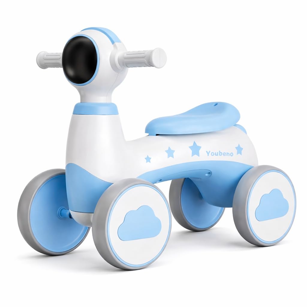 Toddler Balance Bike for 1-4 Year Old Kids, Baby Ride On Toy with 4 Wheels, No Pedal Training Bicycle, First Balance Bike for Toddlers Boys Girls, Indoor Outdoor Baby Walker Bike Toy-image-28