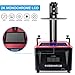 ELEGOO Mars 2 Pro 3D Printer, 2K Mono MSLA UV Photocuring Resin LCD 3D Printer Front USB Input 2K Monochrome LCD 5.1x3.1x6.3inch Printing Size