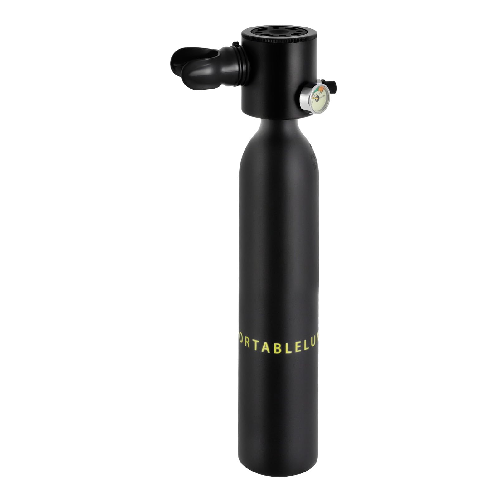 Bouteille de plongée d'oxygène de 0,5 l, Mini Cylindre de plongée pour plongée Profonde, Source d'air de Secours et Bouteille de Rechange, capacité de gaz : 100 l