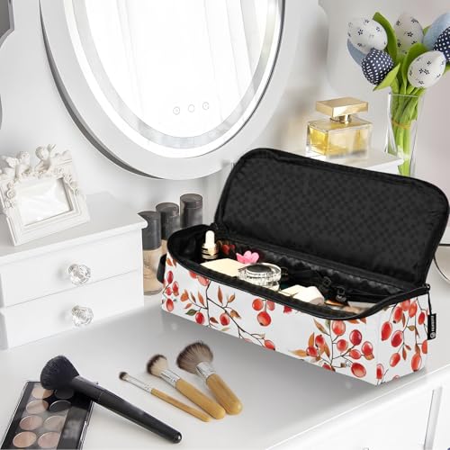 Bolsa de viaje para herramientas de cabello con tapete resistente al calor desmontable - Funda portátil para planchas, rizadores y cepillos miniatura 7