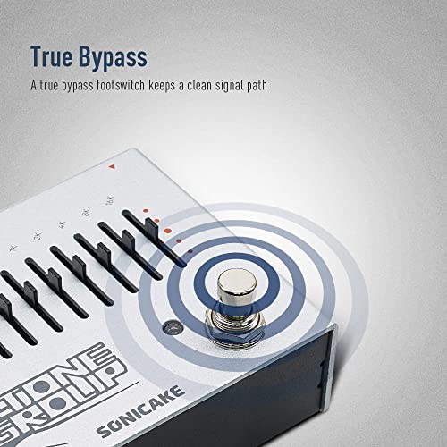 Image of SONICAKE QDS-01 Guitar Pedal 10-Band EQ Equalizer Guitar Bass Effects Pedal Tone Group | with True Bypass-Tone Group