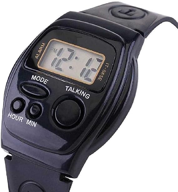 Image of MIK Digital Unisex Watch (Black Dial Black Colored Strap)