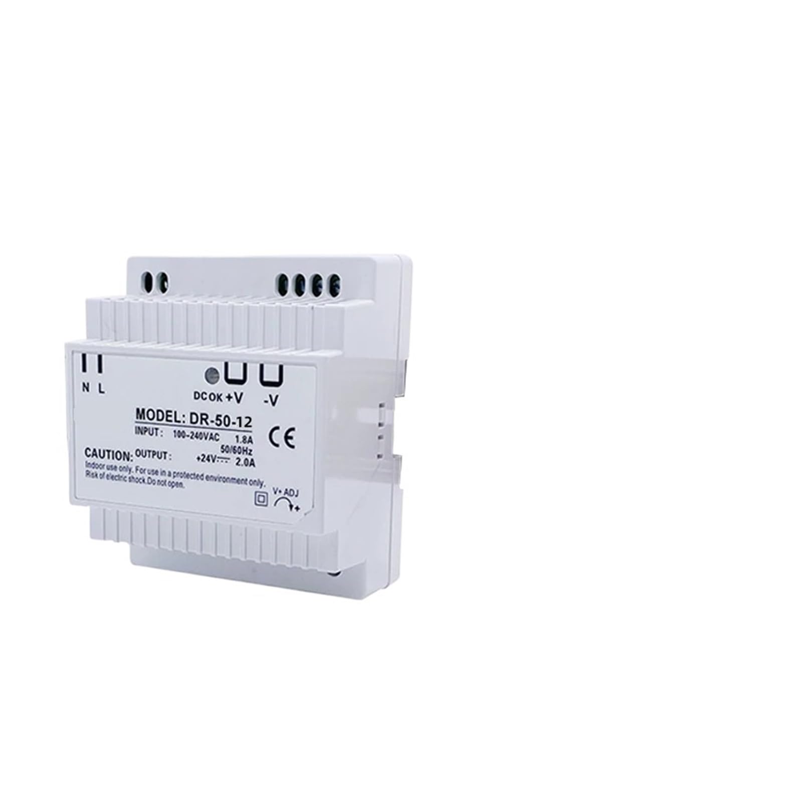 Alimentation encliquetage rail industriel DR-50-12 convertisseur 12V