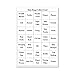 InvitationHouse Greenery Eucalyptus Baby Shower Bingo Cards - Prefilled - Set of 24