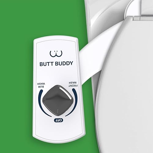 Miniatura 3 de BUTT BUDDY Duo - Bidet Toilet Seat Attachment & Fresh Water Sprayer (Easy to Install | Non-Electric | Dual-Nozzle Cleaning | Gentle Wash | Healthy,