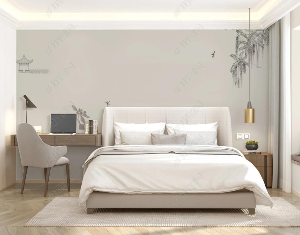 Papier peint intissé pour cacher les imperfections du mur de chambre