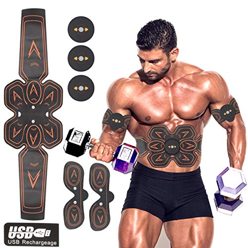 Abs Stimulator Abdominal Trainer Ultimate Abs Stimulator Ab Stimulator for Men Women Work Out Ads Power Abs Training Gear Workout Equipment Portable Stimulator Abs Belt