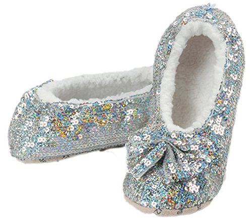 snoozies ballerina bling slippers