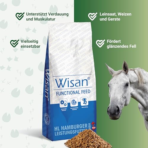 PANTO Pferdefutter Wisan-Mais 25 kg – schmackhaftes Kraftfutter für Pferde mit erhöhtem Energiebedarf, z.B. Sportpferde & magere Pferde, zum Auffüttern geeignet
