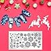 Nail Stamping Plate - Nail Stamping Kit by iMethod, Nail Art Stamping Kit, 180 Holiday and Christmas Designs, Perfect for Winter and Xmas