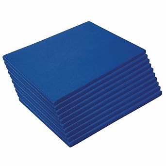 Colorations 9 x 12 Mediumweight Blue Construction Paper, 500 Sheets