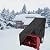 Snow Blower Cover 600D Oxford Waterproof Protector for Single Stage or Two Stage Machine with Secure Draw Rope and All Weather Outdoor Protection Black