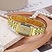 IBSO Luxury Square Bracelet Watch for Women – Simple Fashion Ladies Wristwatch Japanese Quartz Movement, Daily Waterproof (8822 GD)