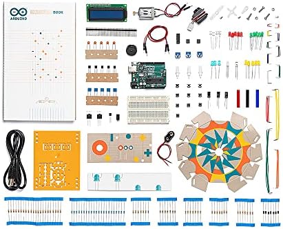 Official Arduino Starter Kit [K000007] (English Projects Book) - 12 DIY Projects with All Necessary Electronic Components and Instructions - origianl kit by Arduino from Italy